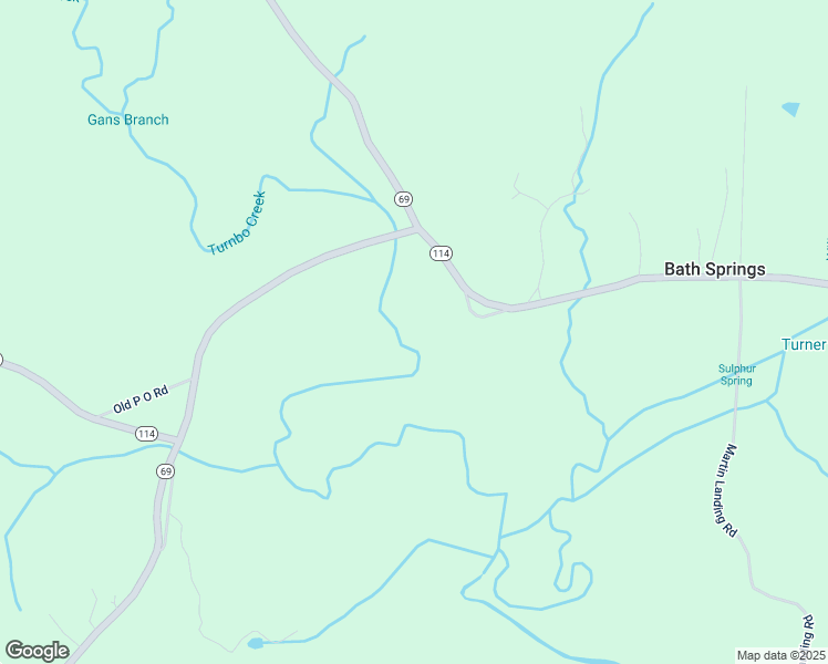 map of restaurants, bars, coffee shops, grocery stores, and more near 2282 Highway 69 in Bath Springs