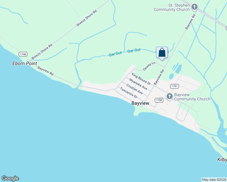 map of restaurants, bars, coffee shops, grocery stores, and more near 139 Bayview Road in Bath