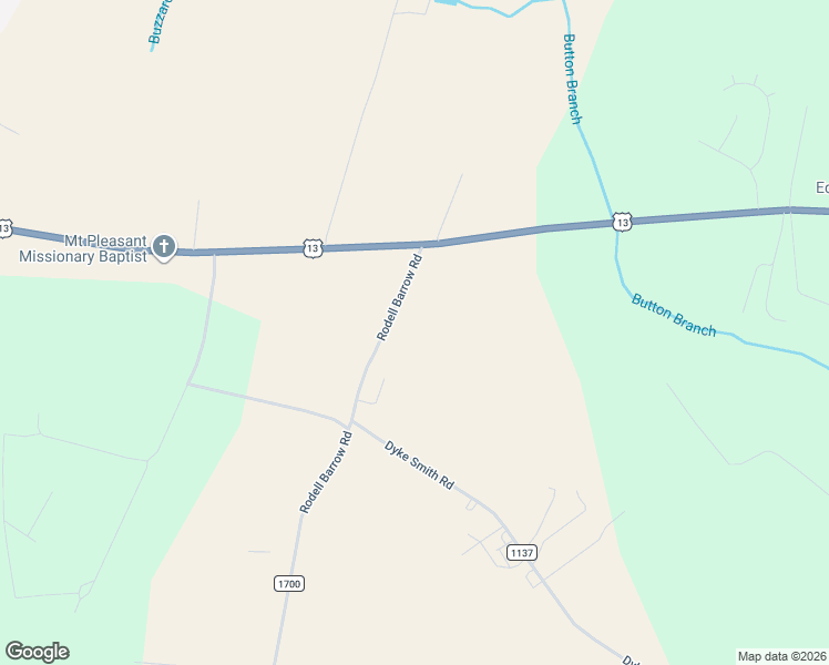 map of restaurants, bars, coffee shops, grocery stores, and more near 207 Rodell Barrow Road in La Grange