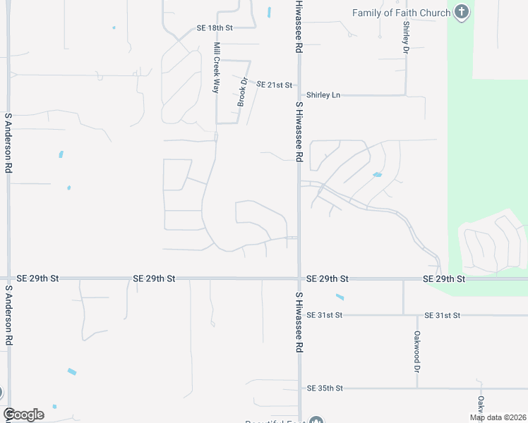 map of restaurants, bars, coffee shops, grocery stores, and more near 12827 Glen Aerie Road in Choctaw