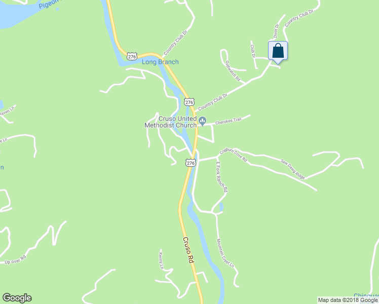 map of restaurants, bars, coffee shops, grocery stores, and more near 34 River Run Road in Canton