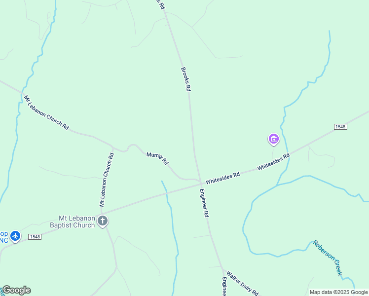 map of restaurants, bars, coffee shops, grocery stores, and more near 197 Brooks Road in Bostic