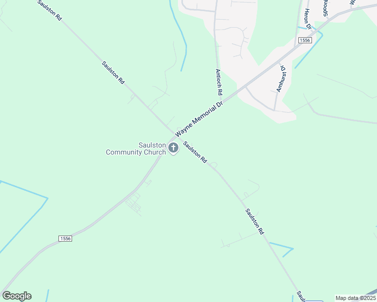 map of restaurants, bars, coffee shops, grocery stores, and more near 511 Saulston Road in Goldsboro