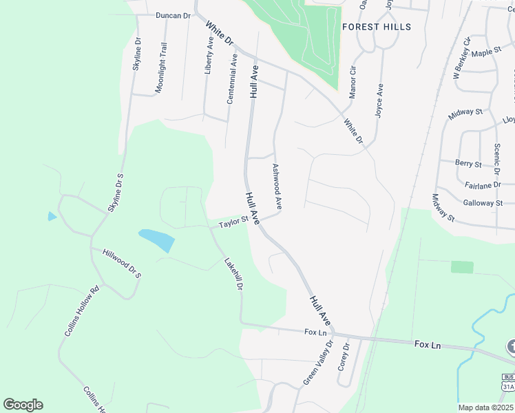 map of restaurants, bars, coffee shops, grocery stores, and more near 781 Hull Avenue in Lewisburg