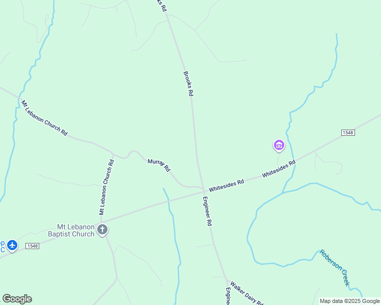 map of restaurants, bars, coffee shops, grocery stores, and more near 197 Brooks Road in Bostic