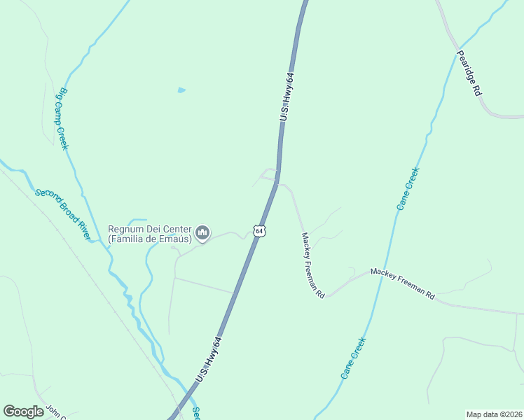 map of restaurants, bars, coffee shops, grocery stores, and more near 2907 U.S. 64 in Rutherfordton