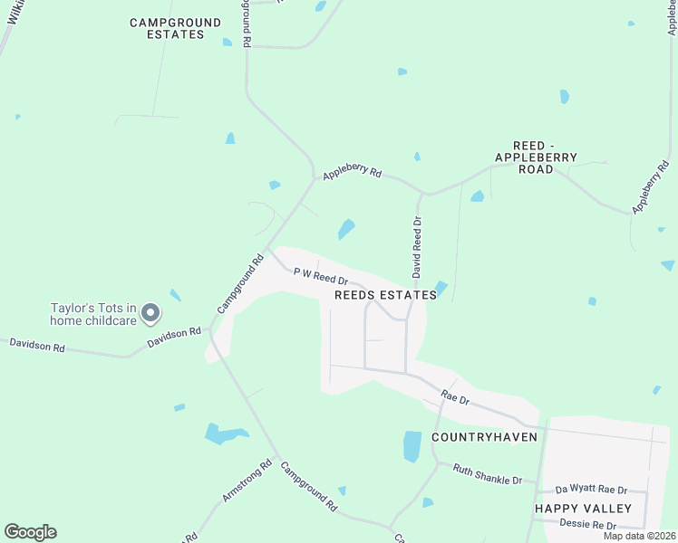 map of restaurants, bars, coffee shops, grocery stores, and more near 224 P W Reed Drive in Munford