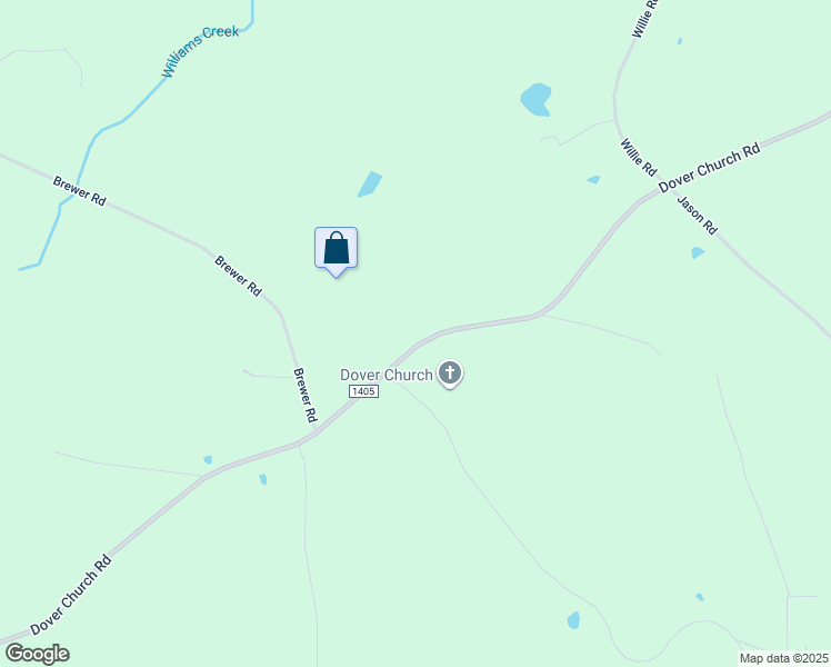 map of restaurants, bars, coffee shops, grocery stores, and more near 2448 Dover Church Road in Seagrove