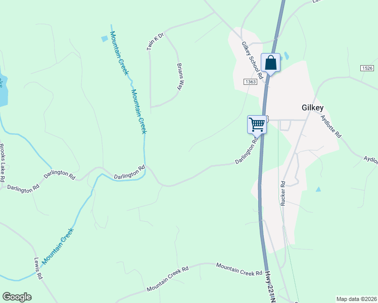 map of restaurants, bars, coffee shops, grocery stores, and more near 110 Sorrells Road in Rutherfordton