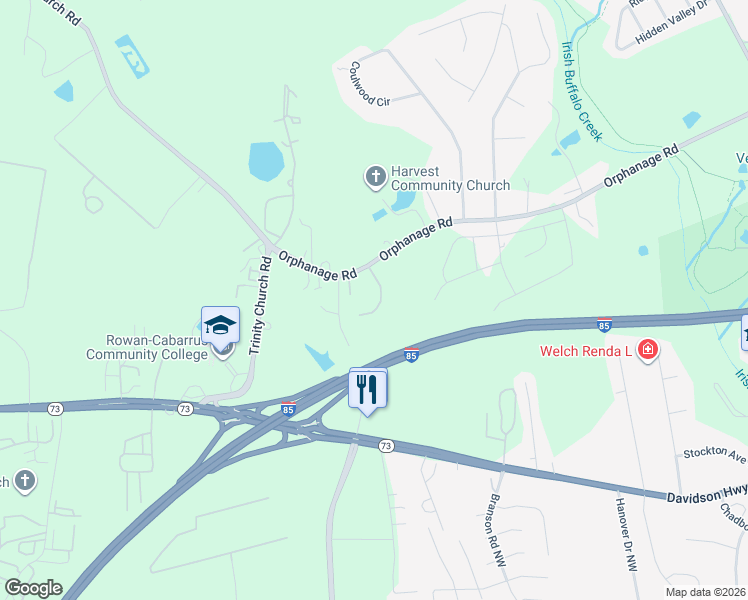 map of restaurants, bars, coffee shops, grocery stores, and more near 1929 Pine Bough Lane in Concord