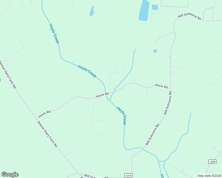 map of restaurants, bars, coffee shops, grocery stores, and more near 2357 Hovis Road in Lincolnton