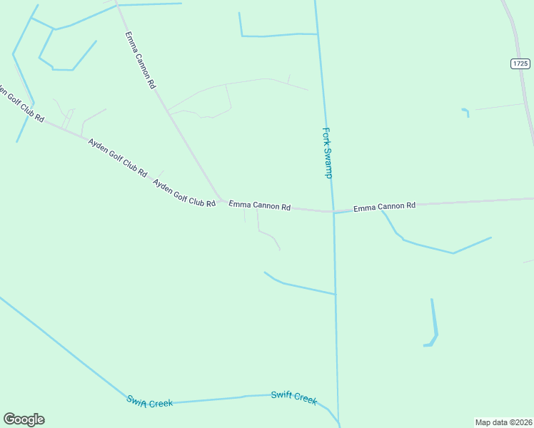 map of restaurants, bars, coffee shops, grocery stores, and more near 4938 Emma Cannon Road in Ayden