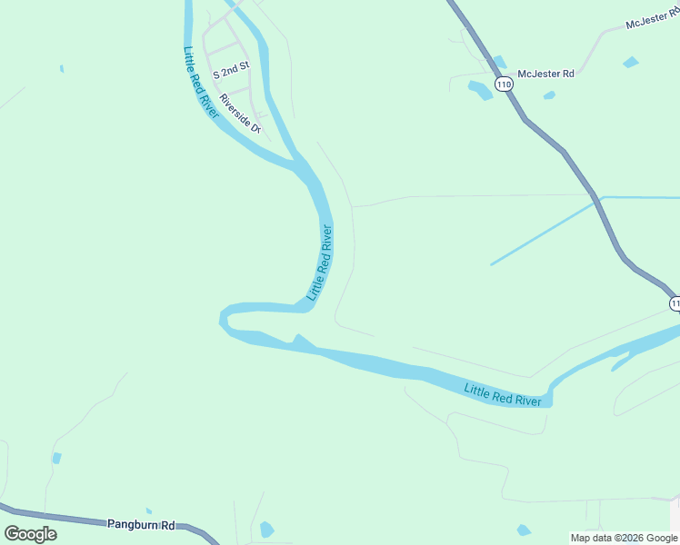 map of restaurants, bars, coffee shops, grocery stores, and more near 164 River Mist Drive in Pangburn