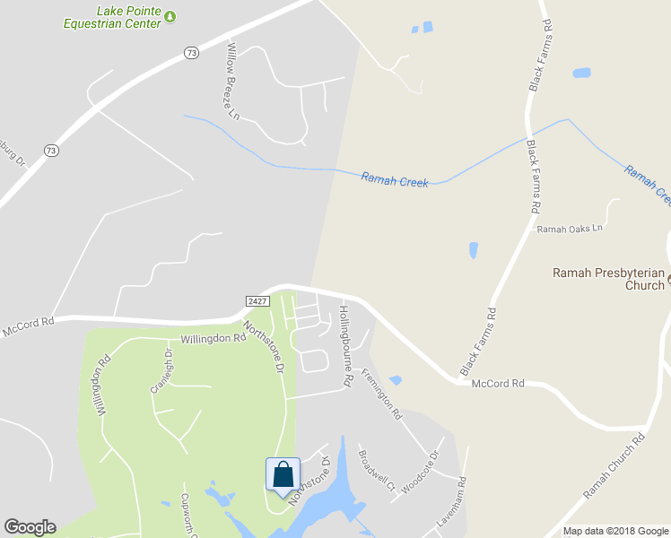 map of restaurants, bars, coffee shops, grocery stores, and more near 13101 McCord Road in Huntersville