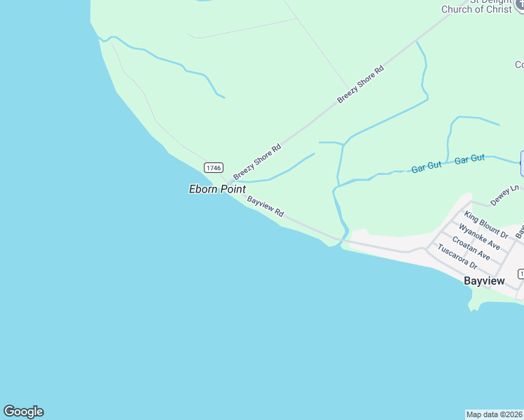 map of restaurants, bars, coffee shops, grocery stores, and more near 1491-2551 Bayview Rd in Bath