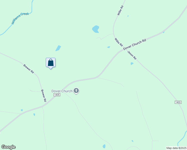 map of restaurants, bars, coffee shops, grocery stores, and more near 2334 Dover Church Road in Seagrove