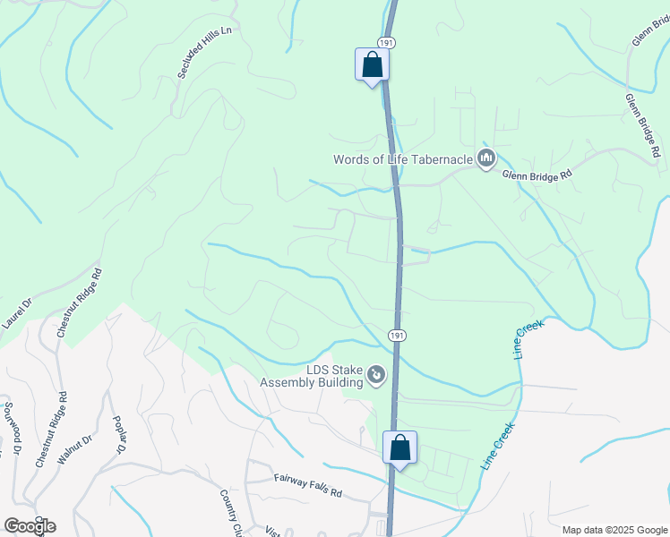 map of restaurants, bars, coffee shops, grocery stores, and more near 2177 Brevard Road in Buncombe County