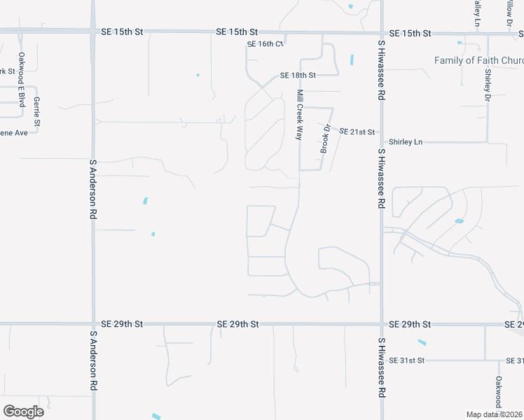 map of restaurants, bars, coffee shops, grocery stores, and more near 12606 Shady Glen in Choctaw