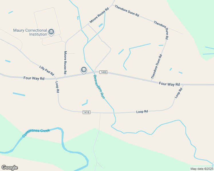 map of restaurants, bars, coffee shops, grocery stores, and more near Fourth Street in Ayden