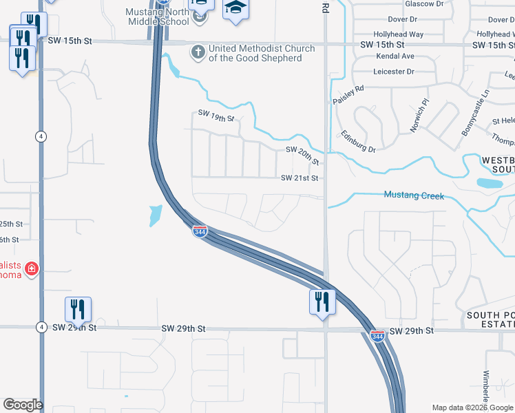 map of restaurants, bars, coffee shops, grocery stores, and more near 2201 Stella Road in Yukon