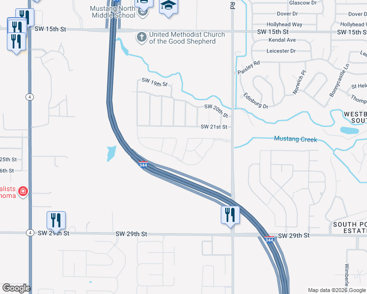 map of restaurants, bars, coffee shops, grocery stores, and more near 2201 Stella Road in Yukon