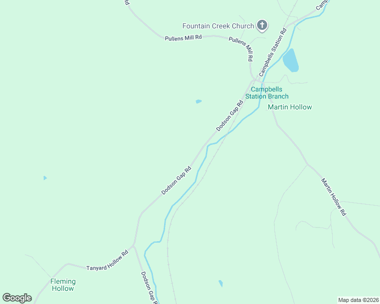 map of restaurants, bars, coffee shops, grocery stores, and more near 2890 Dodson Gap Road in Culleoka