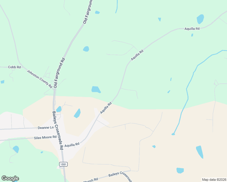 map of restaurants, bars, coffee shops, grocery stores, and more near 1096 Aquilla Road in Benson