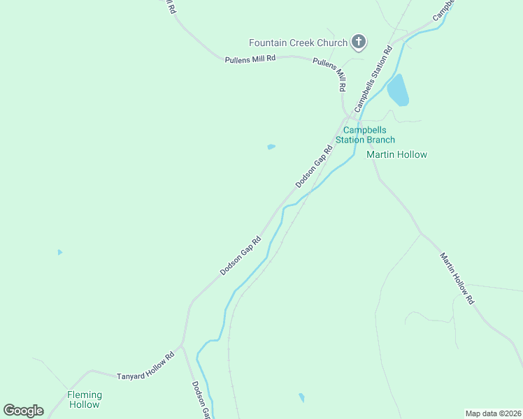 map of restaurants, bars, coffee shops, grocery stores, and more near 2890 Dodson Gap Rd in Culleoka