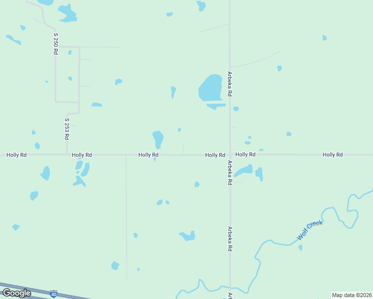 map of restaurants, bars, coffee shops, grocery stores, and more near 15815 Holly Road in Henryetta