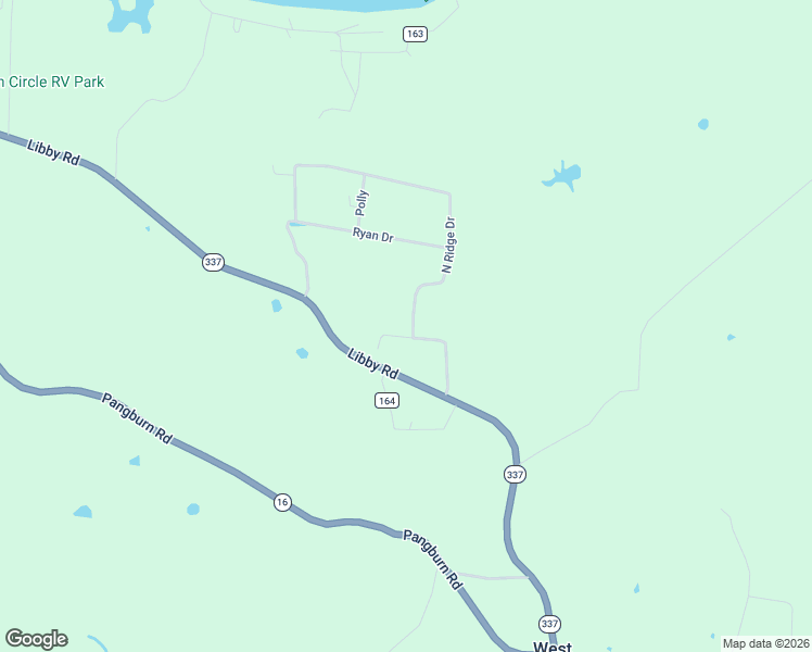 map of restaurants, bars, coffee shops, grocery stores, and more near 65 North Ridge Drive in Heber Springs