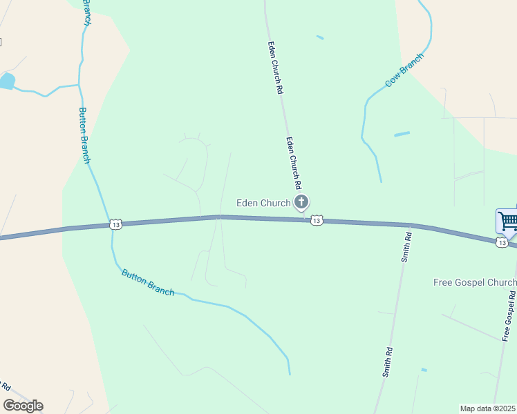 map of restaurants, bars, coffee shops, grocery stores, and more near 13 South Street in La Grange