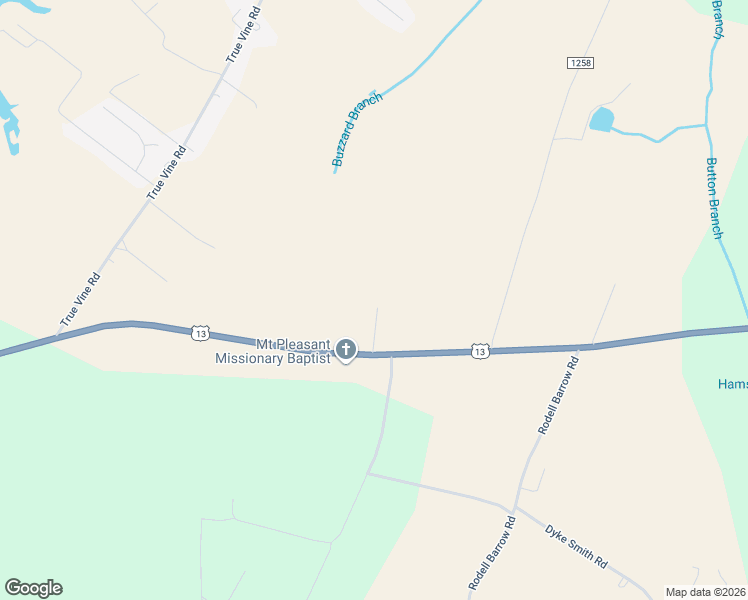 map of restaurants, bars, coffee shops, grocery stores, and more near 4489 U.S. 13 in Goldsboro