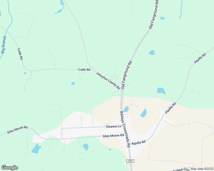 map of restaurants, bars, coffee shops, grocery stores, and more near 7 Johnston County Road in Benson