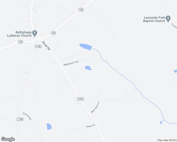 map of restaurants, bars, coffee shops, grocery stores, and more near 2085 Shoal Road in Lincolnton