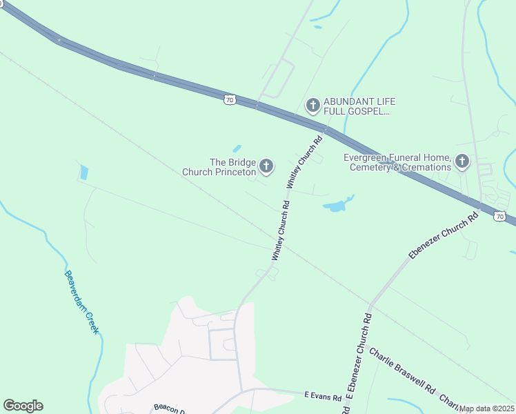map of restaurants, bars, coffee shops, grocery stores, and more near 108 Minnie Drive in Princeton