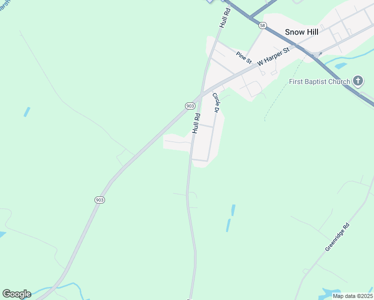 map of restaurants, bars, coffee shops, grocery stores, and more near 1015 Hull Road in Snow Hill