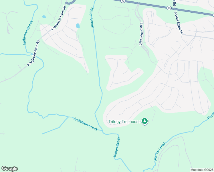 map of restaurants, bars, coffee shops, grocery stores, and more near 228 Chimney Rock Court in Stanley