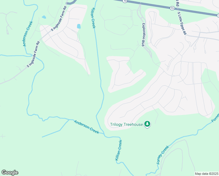 map of restaurants, bars, coffee shops, grocery stores, and more near 228 Chimney Rock Court in Stanley