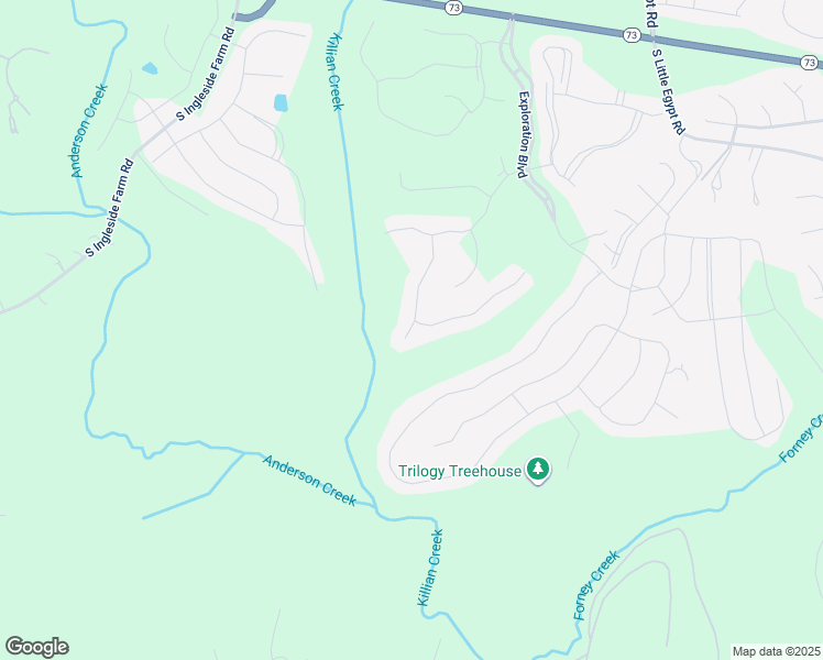 map of restaurants, bars, coffee shops, grocery stores, and more near 402 Granite Lake Court in Stanley