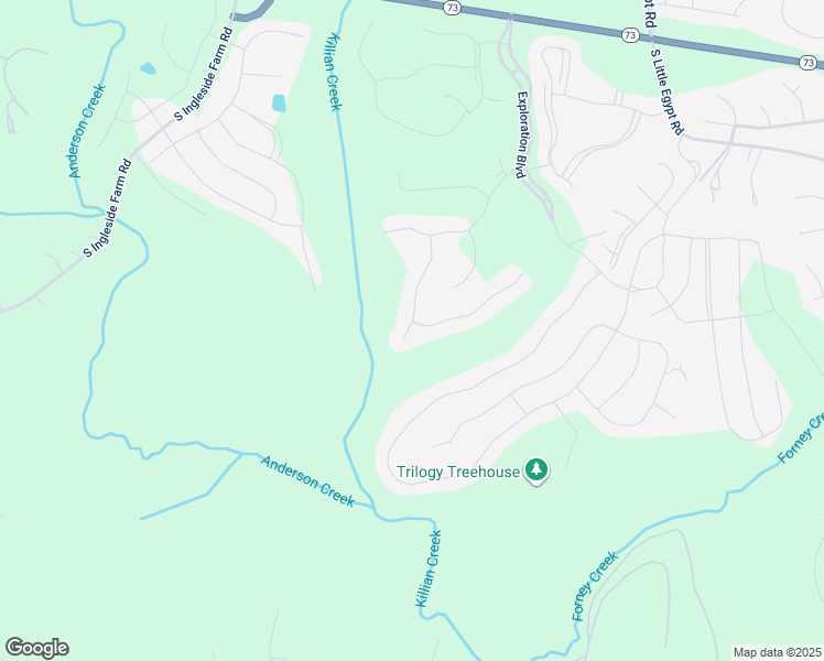 map of restaurants, bars, coffee shops, grocery stores, and more near 402 Granite Lake Court in Stanley
