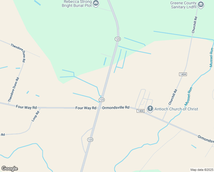 map of restaurants, bars, coffee shops, grocery stores, and more near 1712 North Carolina 123 in Hookerton