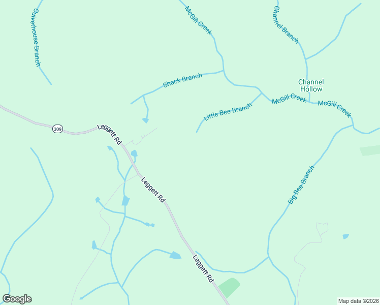 map of restaurants, bars, coffee shops, grocery stores, and more near 3223 Leggett Road in Sale Creek