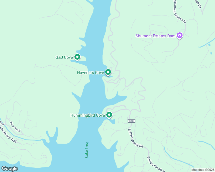 map of restaurants, bars, coffee shops, grocery stores, and more near 136 McBrayer Court in Lake Lure