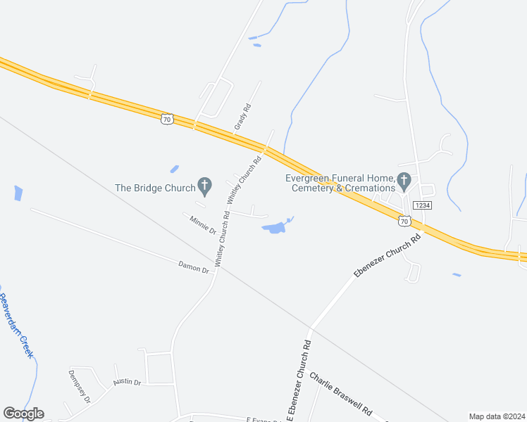 map of restaurants, bars, coffee shops, grocery stores, and more near 203 Keith Hills Drive in Princeton