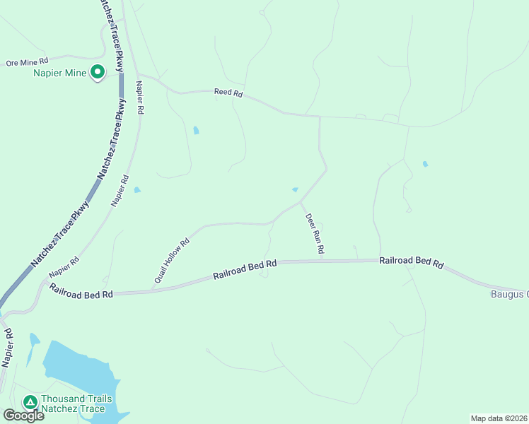 map of restaurants, bars, coffee shops, grocery stores, and more near 183 Quail Hollow Road in Summertown