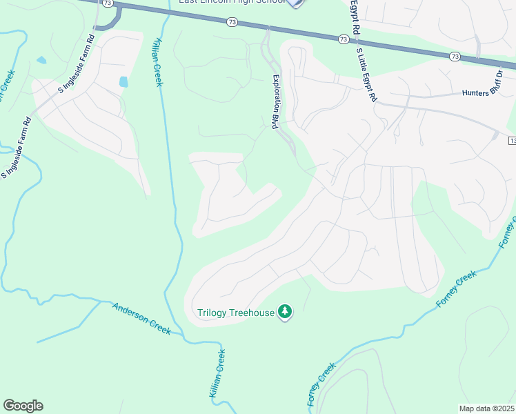 map of restaurants, bars, coffee shops, grocery stores, and more near 480 Granite Lake Court in Stanley
