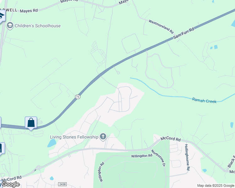 map of restaurants, bars, coffee shops, grocery stores, and more near 11910 Sam Furr Road in Huntersville
