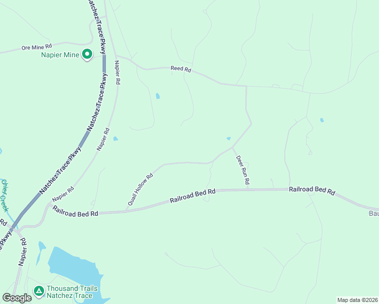 map of restaurants, bars, coffee shops, grocery stores, and more near 183 Quail Hollow Road in Summertown