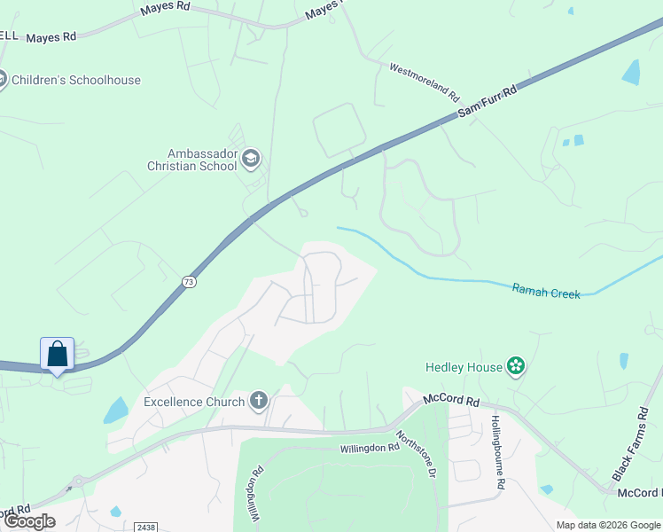 map of restaurants, bars, coffee shops, grocery stores, and more near 11920 Sam Furr Road in Huntersville