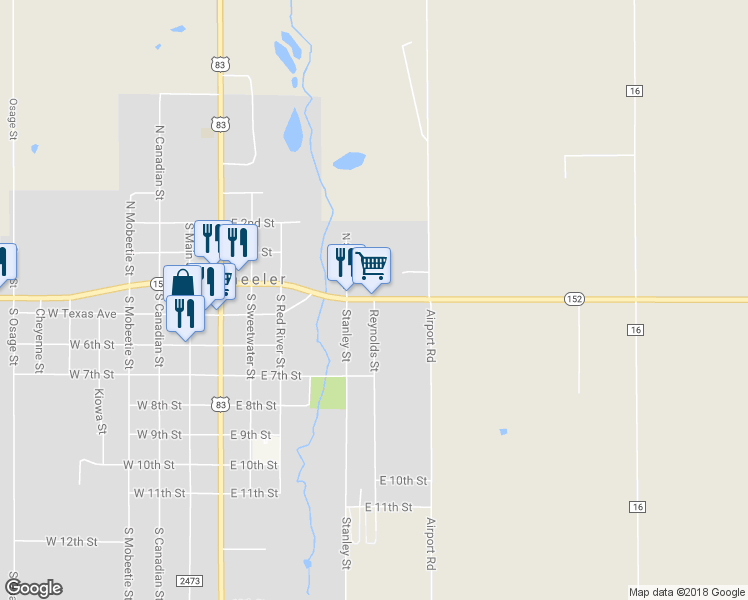 map of restaurants, bars, coffee shops, grocery stores, and more near 500 Reynolds Street in Wheeler